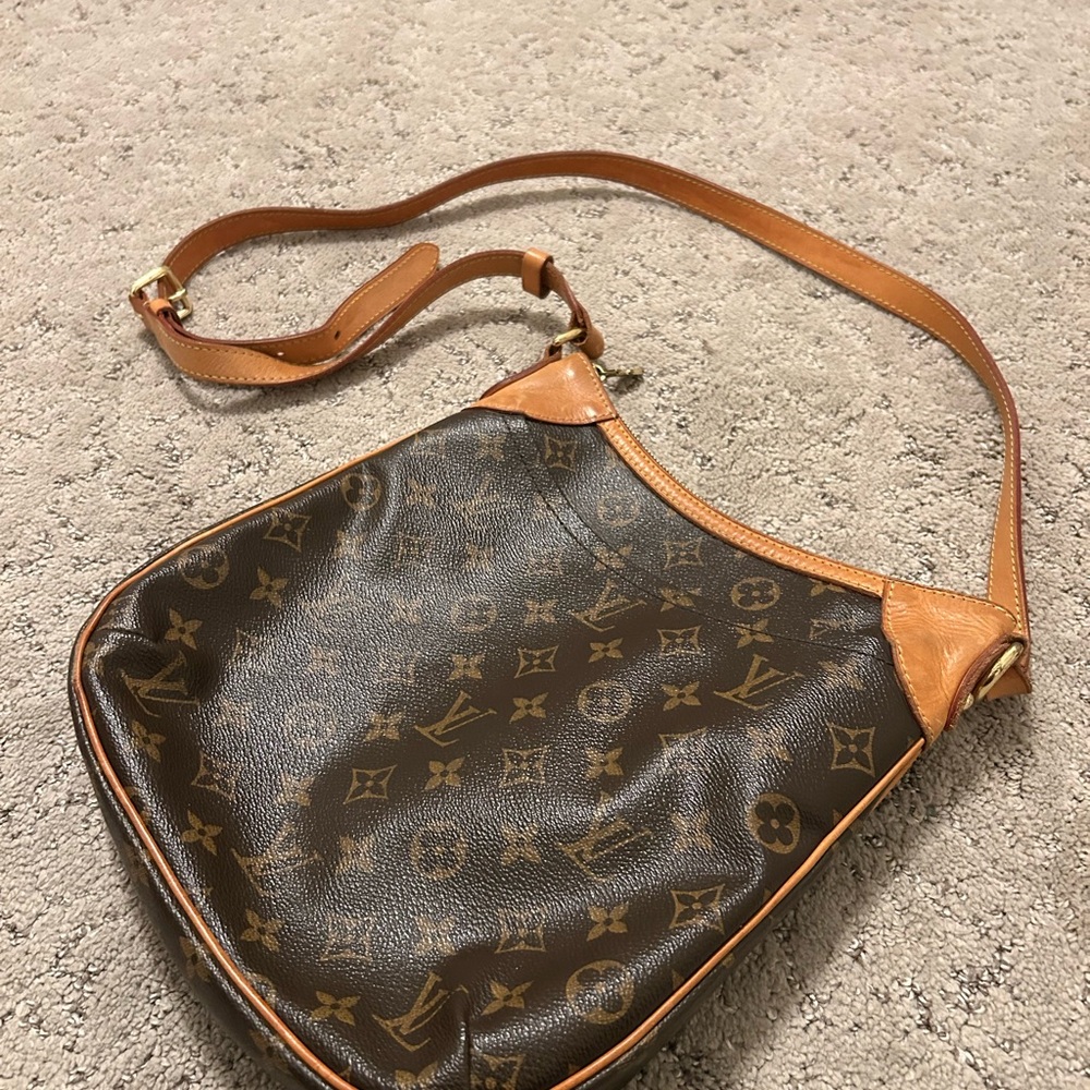 Louis Vuitton Brown and Tan Crossbody Bag